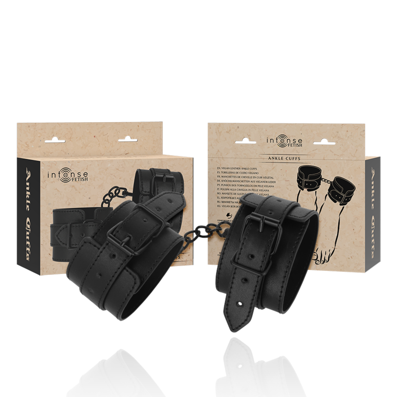 INTENSE - FETISH TOBILLERAS DE CUERO VEGANO INTENSE FETISH