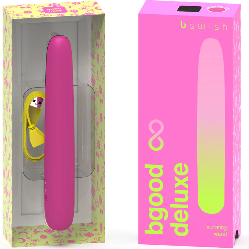 B SWISH - BGOOD INFINITE DELUXE VIBRADOR RECARGABLE SILICONA ROSA B SWISH