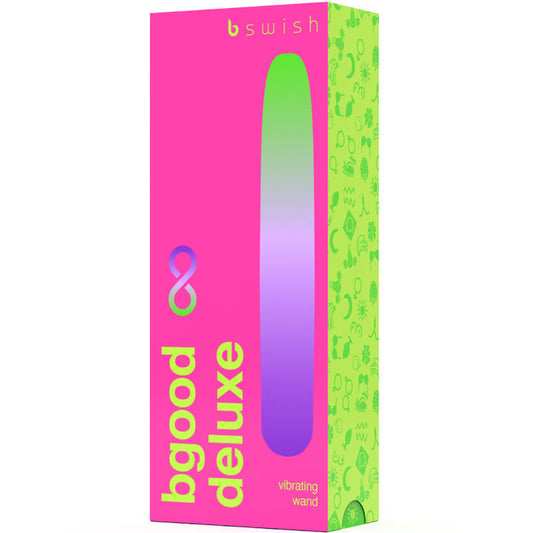 B SWISH - BGOOD INFINITE DELUXE VIBRADOR RECARGABLE SILICONA AZUL B SWISH