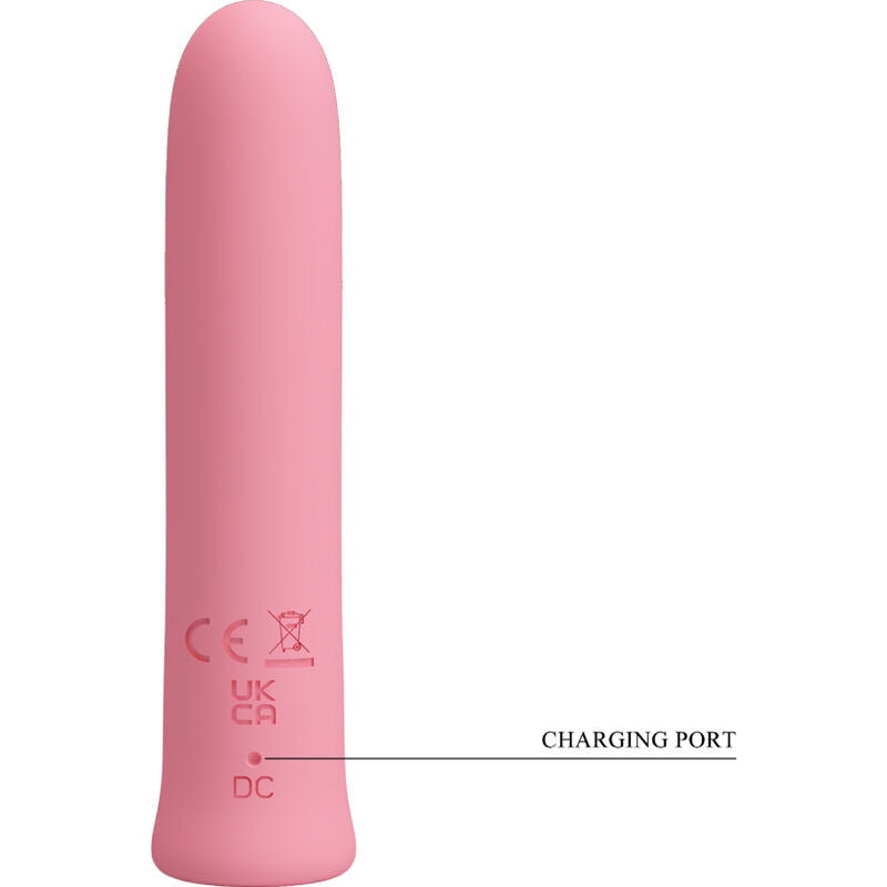 PRETTY LOVE - CURTIS MINI VIBRADOR SUPER POWER 12 VIBRACIONES SILICONA ROSA PRETTY LOVE FLIRTATION