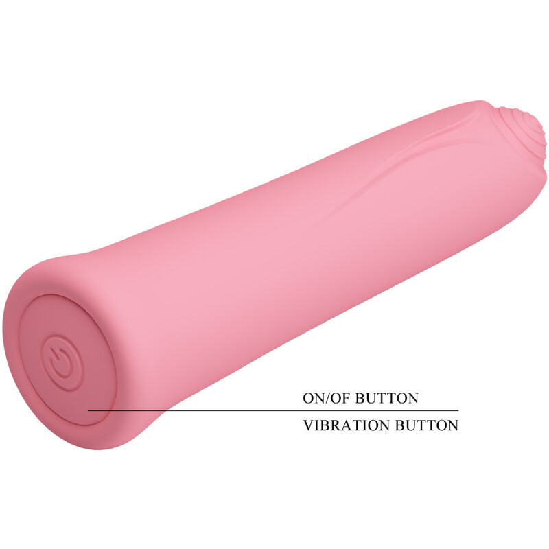 PRETTY LOVE - CURTIS MINI VIBRADOR SUPER POWER 12 VIBRACIONES SILICONA ROSA PRETTY LOVE FLIRTATION