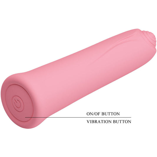 PRETTY LOVE - CURTIS MINI VIBRADOR SUPER POWER 12 VIBRACIONES SILICONA ROSA PRETTY LOVE FLIRTATION