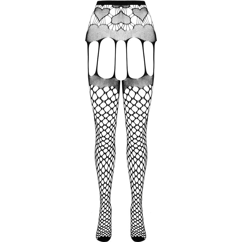 PASSION - ECO COLLECTION BODYSTOCKING ECO S009 ROJO PASSION WOMAN GARTER & STOCK