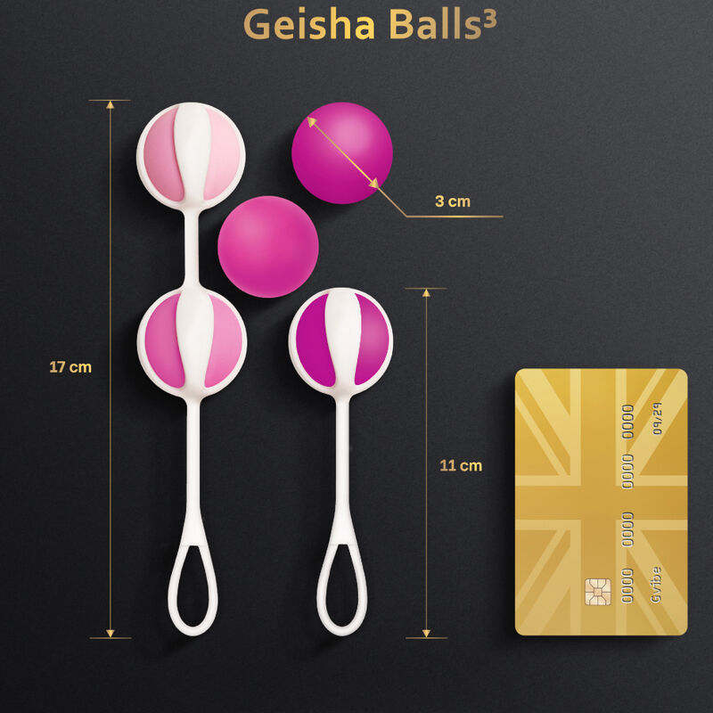 G-VIBE - SET 5 GEISHA BALLS3 ROSA G-VIBE