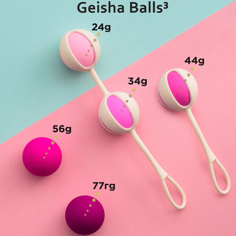 G-VIBE - SET 5 GEISHA BALLS3 ROSA G-VIBE