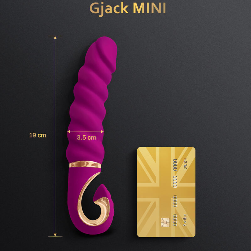 G-VIBE - GJACK MINI VIBRADOR SILICIONA MORADO G-VIBE