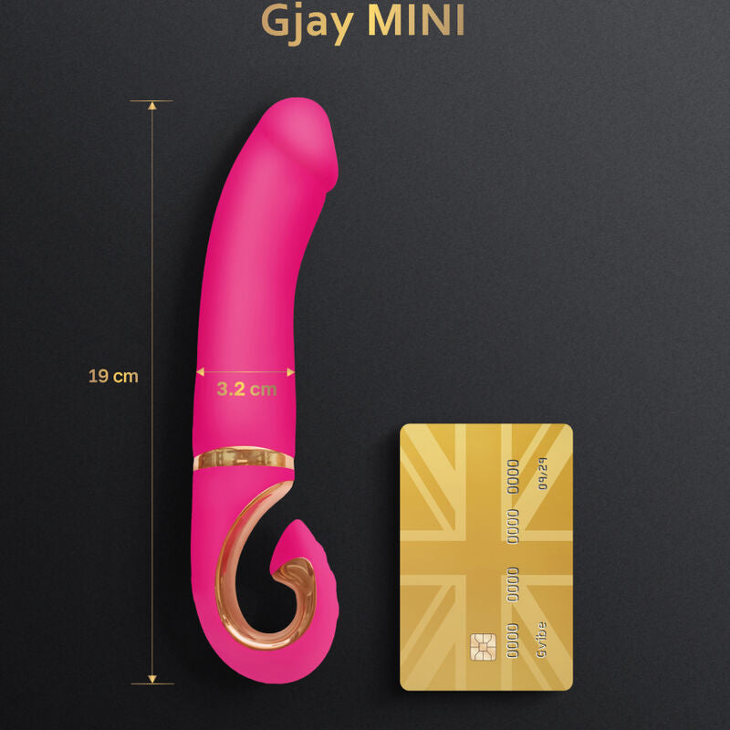G-VIBE - GJAY MINI VIBRADOR SILICIONA ROSA G-VIBE