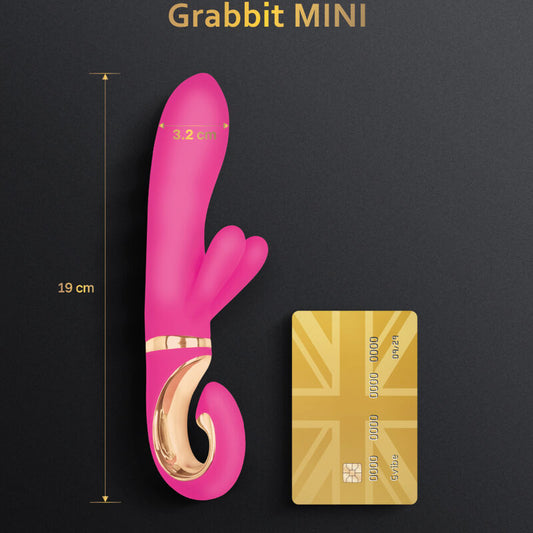 G-VIBE - GRABBIT MINI VIBRADOR SILICIONA ROSA G-VIBE