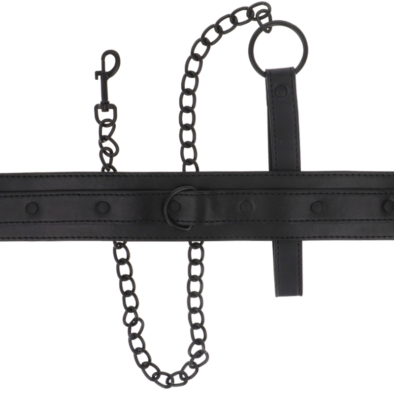 INTENSE - FETISH COLLAR DE CUERO VEGANO INTENSE FETISH