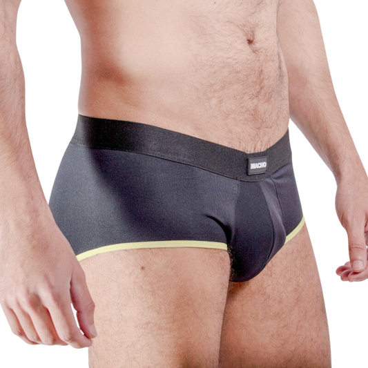 MACHO - MS24A CALZONCILLO BRIEF DARK AMARILLO S MACHO UNDERWEAR