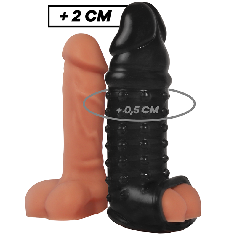 VIRILXL - EXTENSION Y FUNDA DE PENE  V11 NEGRO VIRILXL