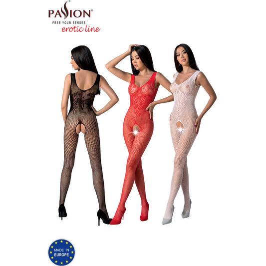 PASSION - BS098 BODYSTOCKING NEGRO TALLA UNICA PASSION WOMAN BODYSTOCKINGS
