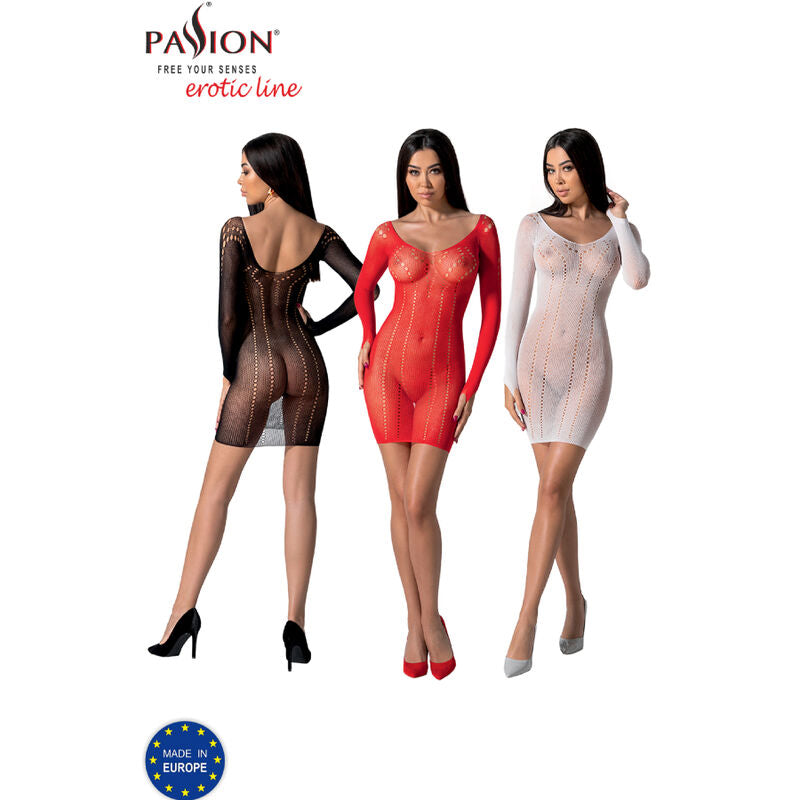 PASSION - BS101 BODYSTOCKING NEGRO TALLA UNICA PASSION WOMAN BODYSTOCKINGS