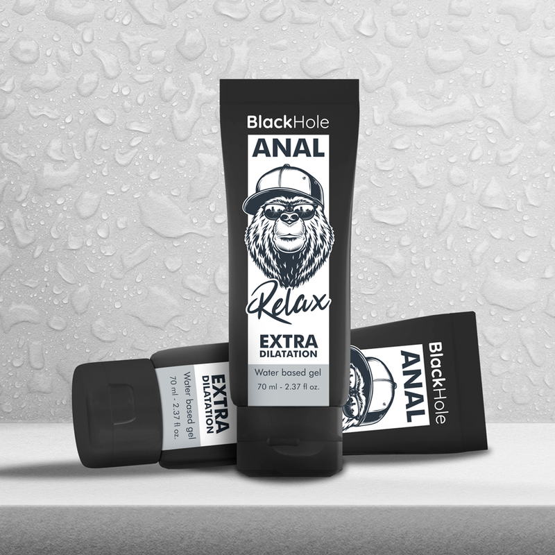 BLACK HOLE - GEL BASE AGUA DILATACION ANAL 70 ML BLACK HOLE