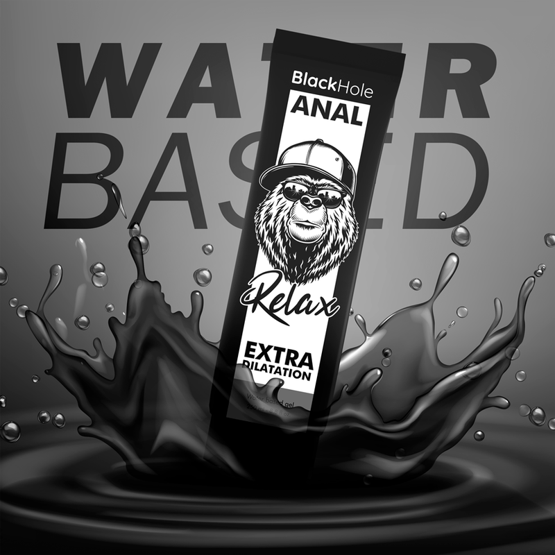 BLACK HOLE - GEL BASE AGUA DILATACION ANAL 250 ML BLACK HOLE