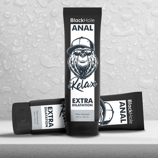 BLACK HOLE - GEL BASE AGUA DILATACION ANAL 250 ML BLACK HOLE