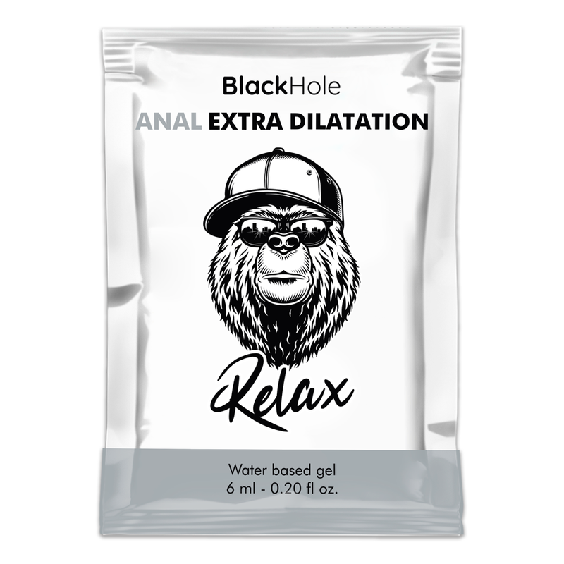 BLACK HOLE - GEL BASE AGUA DILATACION ANAL 6 ML MONODOSIS BLACK HOLE