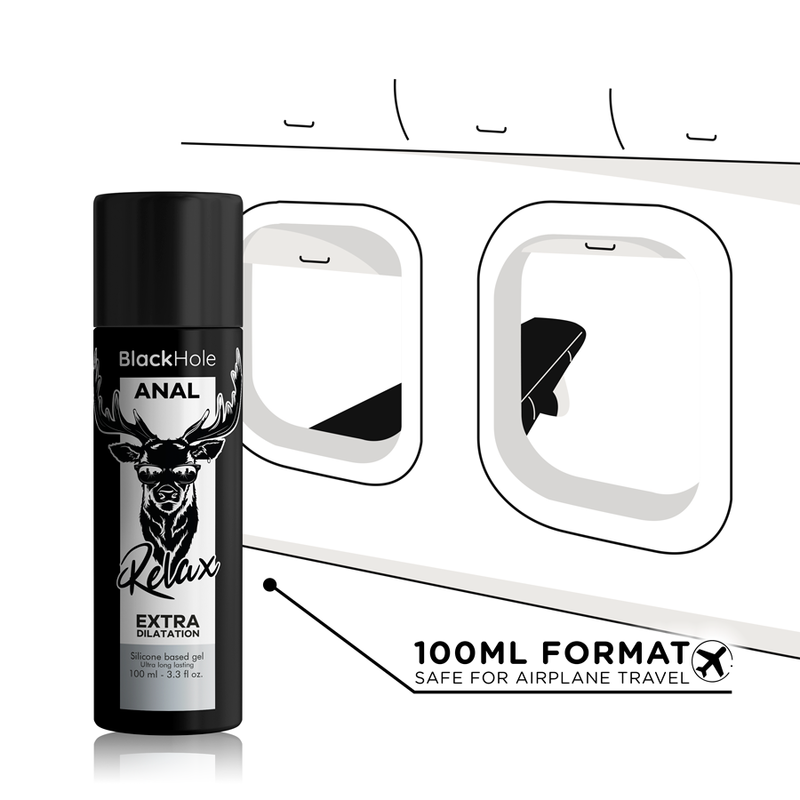 BLACK HOLE - BASE SILICONA CONCENTRADA DILATACION ANAL 100 ML BLACK HOLE