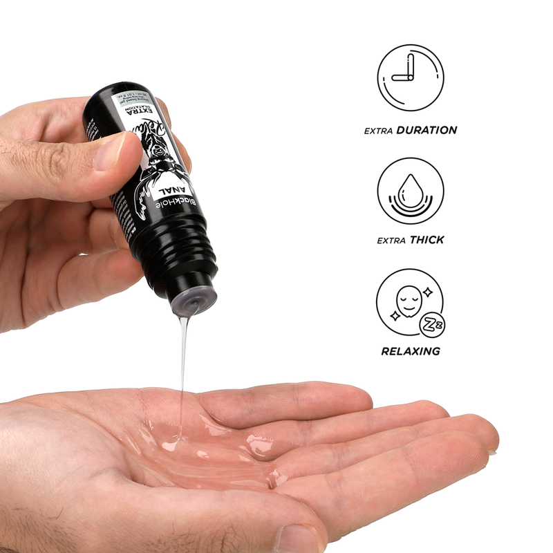 BLACK HOLE - BASE SILICONA CONCENTRADA DILATACION ANAL 30 ML BLACK HOLE