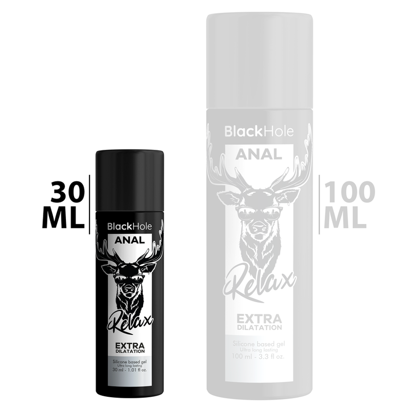 BLACK HOLE - BASE SILICONA CONCENTRADA DILATACION ANAL 30 ML BLACK HOLE