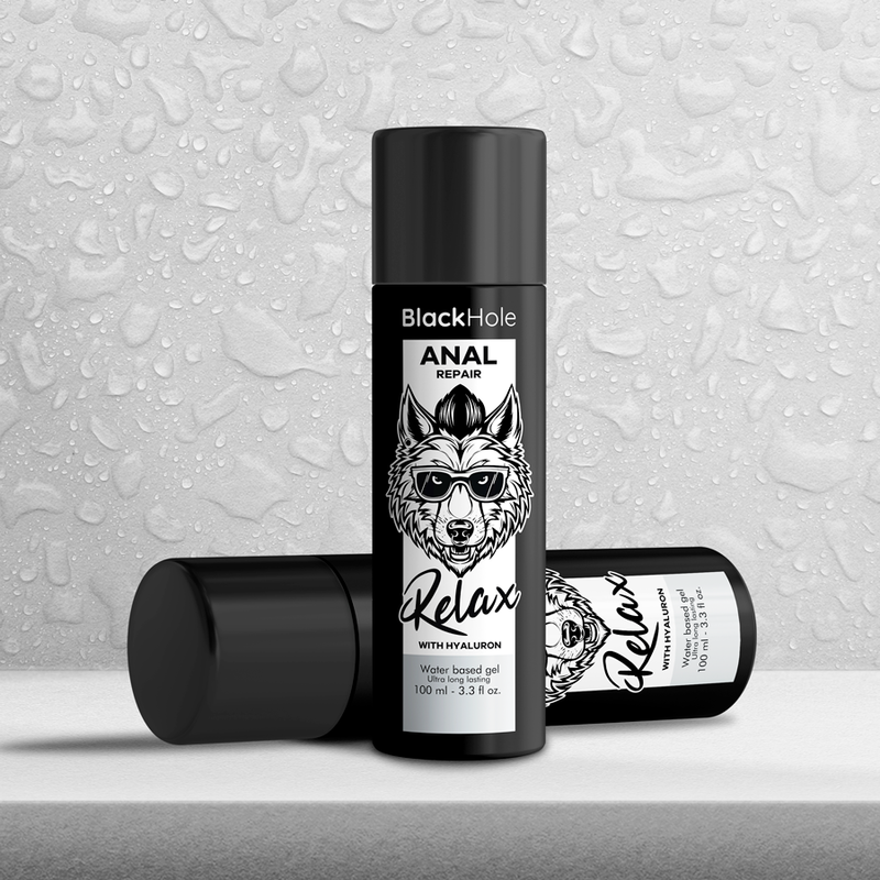 BLACK HOLE - ANAL REPAIR BASE AGUA RELAX CON HYALURON 100 ML BLACK HOLE