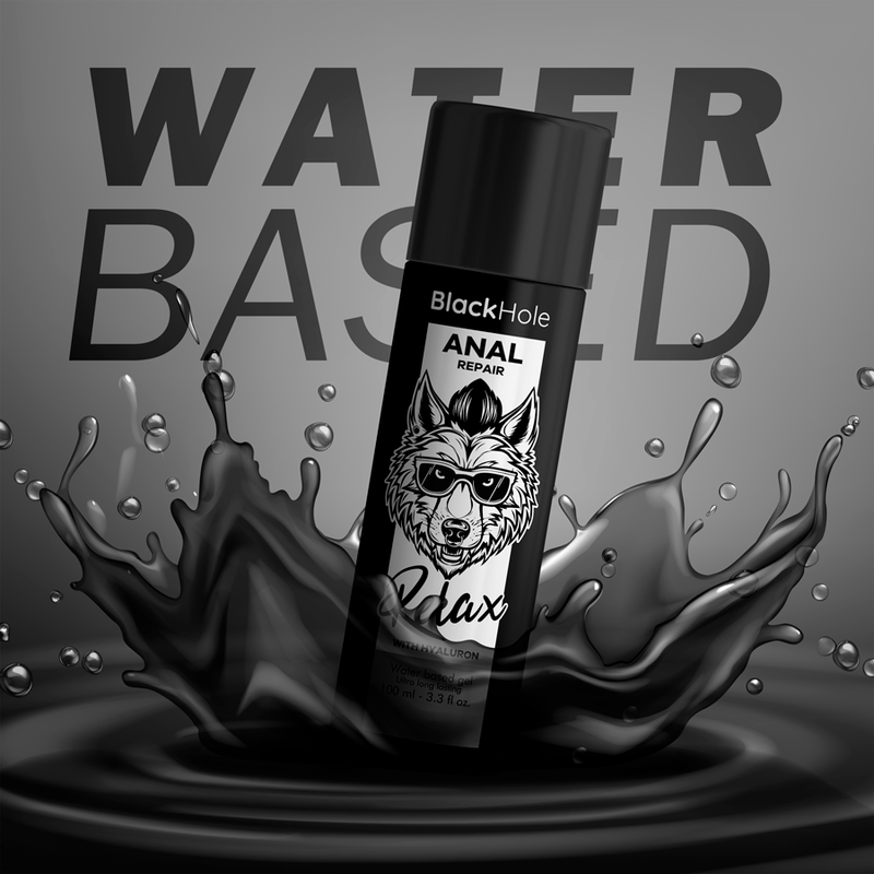BLACK HOLE - ANAL REPAIR BASE AGUA RELAX CON HYALURON 100 ML BLACK HOLE