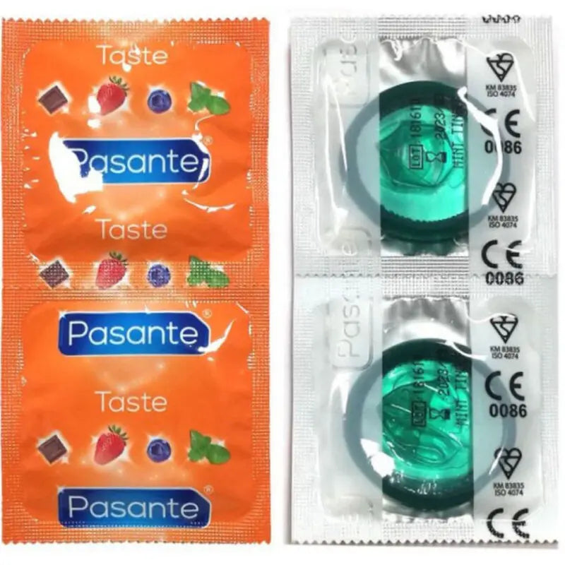 PASANTE - PRESERVATIVO SABOR MENTA BOLSA 144 UNIDADES PASANTE