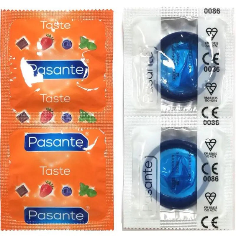 PASANTE - PRESERVATIVO SABOR ARANDANO BOLSA 144 UNIDADES PASANTE