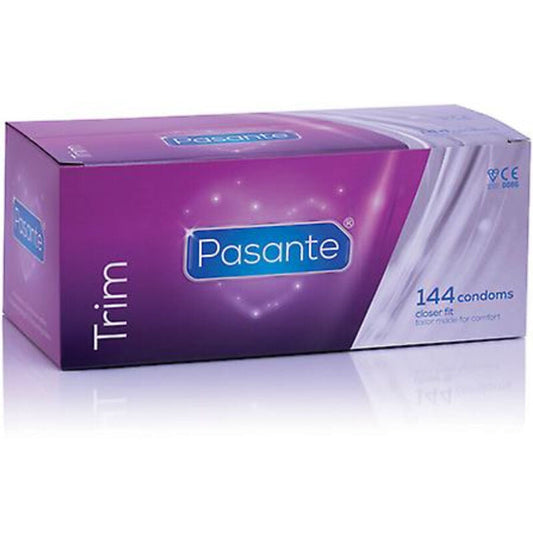 PASANTE - PRESERVATIVO TRIM AJUSTADO CAJA 144 UNIDADES PASANTE