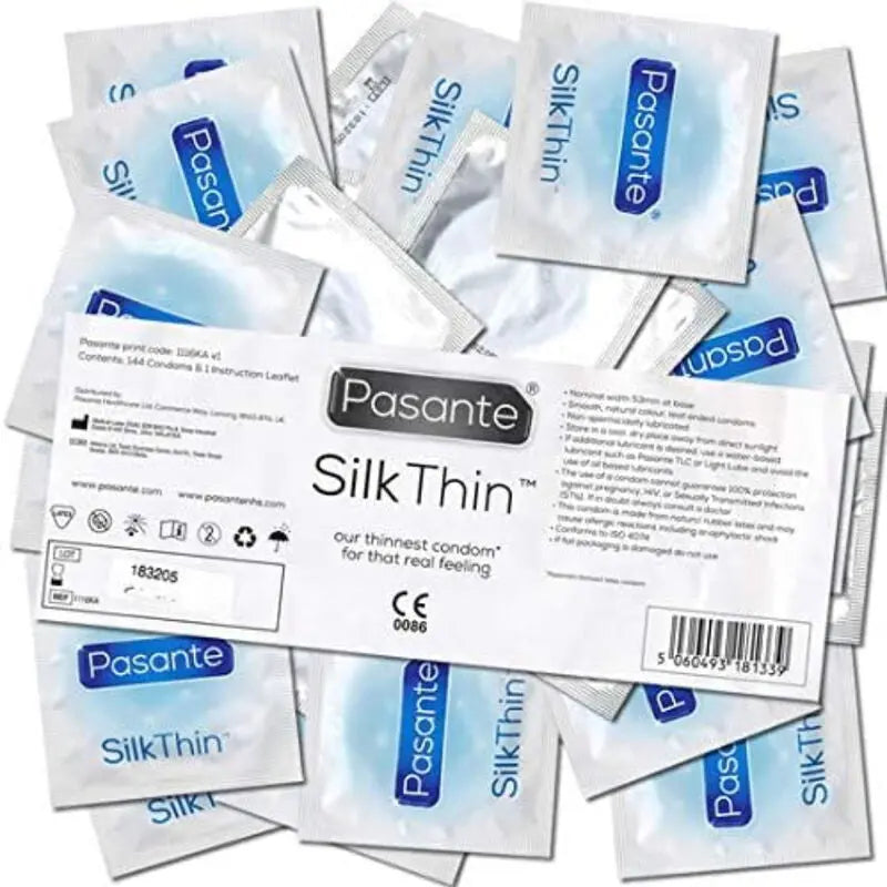 PASANTE - PRESERVATIVO SILK THIN MS FINO 144 UNIDADES PASANTE