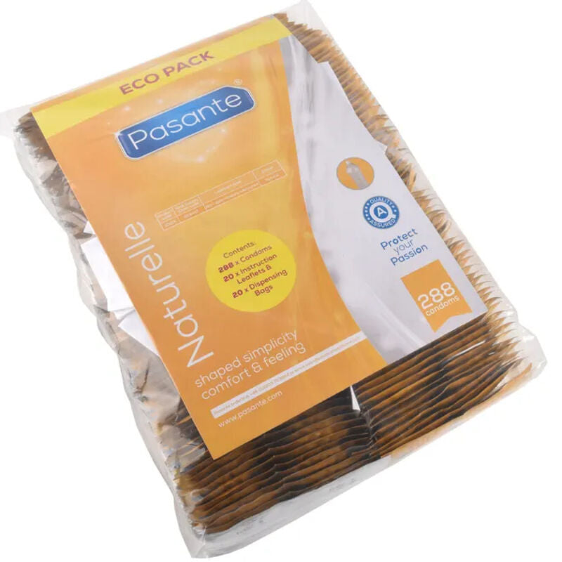 PASANTE - PRESERVATIVO ECO PACK NATURELLE BOLSA 288 UNIDADES PASANTE