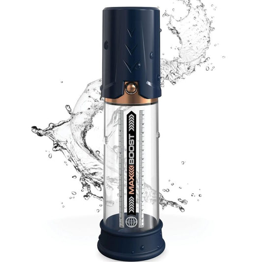 PUMP WORX - BOMBA DE ERECCION MAX BOOST AZUL PUMP WORX