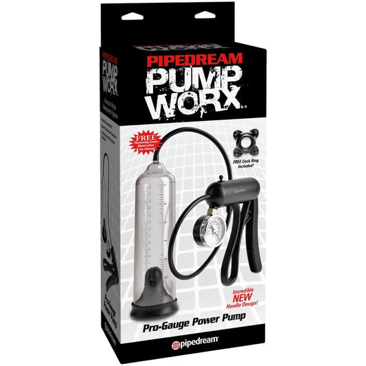 PUMP WORX - BOMBA DE POTENCIA PRO-GAUGE TRANSPARENTE PUMP WORX