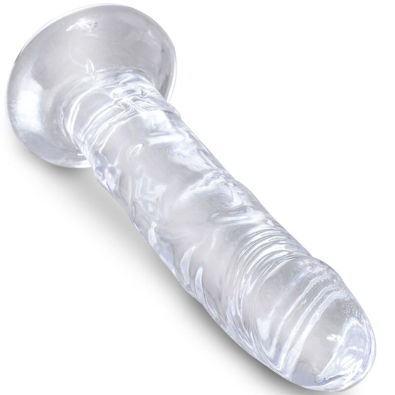KING COCK - CLEAR PENE REALISTICO 15.5 CM TRANSPARENTE KING COCK