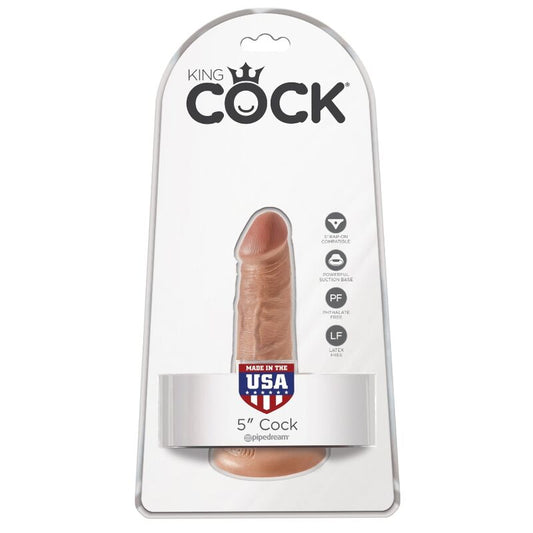 KING COCK - PENE REALISTICO 12 CM CARAMELO KING COCK