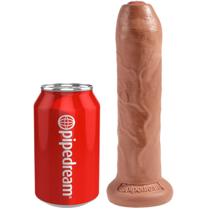 KING COCK - PENE REALISTICO CON PREPUCIO 17.8 CM CARAMELO KING COCK