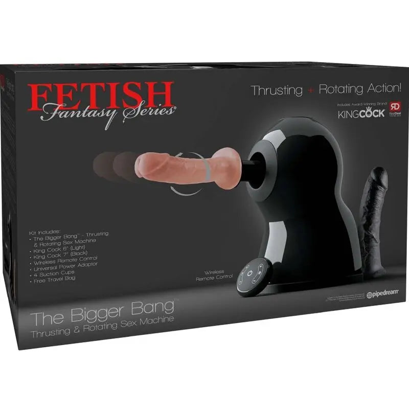 FETISH FANTASY SERIES - SEX MACHINE BIGGER BANG ROTACION Y EMPUJE FETISH FANTASY SERIES