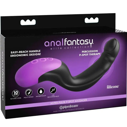 ANAL FANTASY ELITE COLLECTION - MASAJEADOR ANAL HYPER-PULSE PUNTO P ANAL FANTASY ELITE COLLECTION