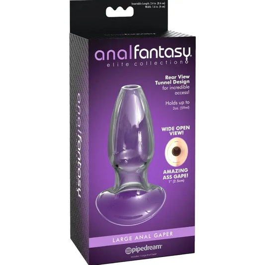 ANAL FANTASY ELITE COLLECTION - DILATADOR ANAL GAPER CRISTAL TALLA M ANAL FANTASY ELITE COLLECTION