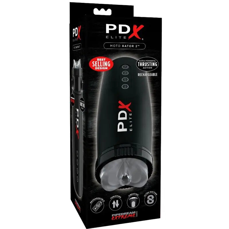 PDX ELITE - MASTURBADOR STROKER ULTRA-POWERFUL RECARGABLE PDX ELITE
