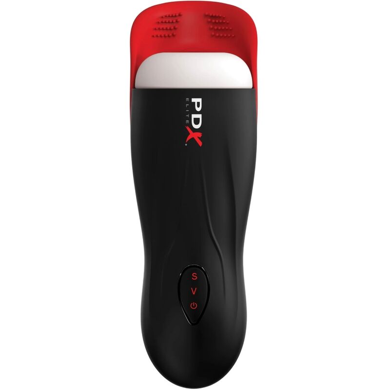 PDX ELITE - MASTURBADOR STROKER FAP-O-MATIC PRO CON BASE PARA TESTICULOS PDX ELITE