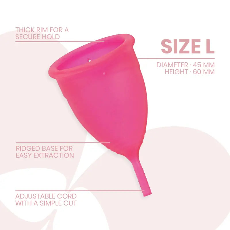 INTIMICHIC - COPA MENSTRUAL SILICONA MEDICA - TALLA L INTIMICHIC