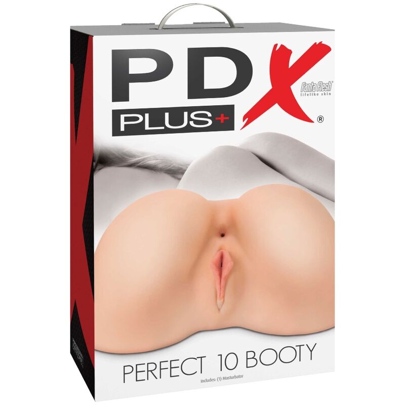 PDX PLUS - MASTURBADOR PERFECT 10 BOOTY DOBLE ENTRADA PDX PLUS+