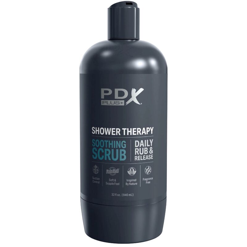 PDX PLUS - MASTURBADOR STROKER DISEÑO DISCRETO DE BOTE CHAMPU SOOTHING SCRUB PDX PLUS+