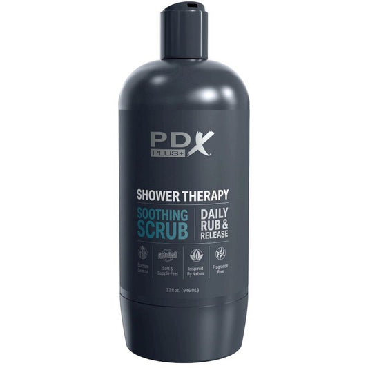 PDX PLUS - MASTURBADOR STROKER DISEÑO DISCRETO DE BOTE CHAMPU SOOTHING SCRUB PDX PLUS+