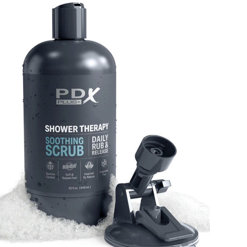 PDX PLUS - MASTURBADOR STROKER DISEÑO DISCRETO DE BOTE CHAMPU SOOTHING SCRUB PDX PLUS+