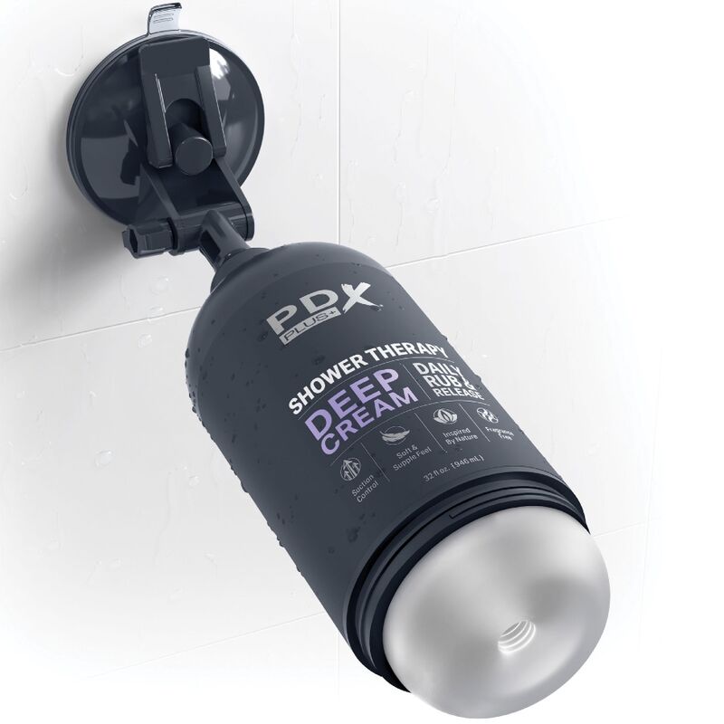 PDX PLUS - MASTURBADOR STROKER DISEÑO DISCRETO DE BOTE CHAMPU DEEP CREAM PDX PLUS+