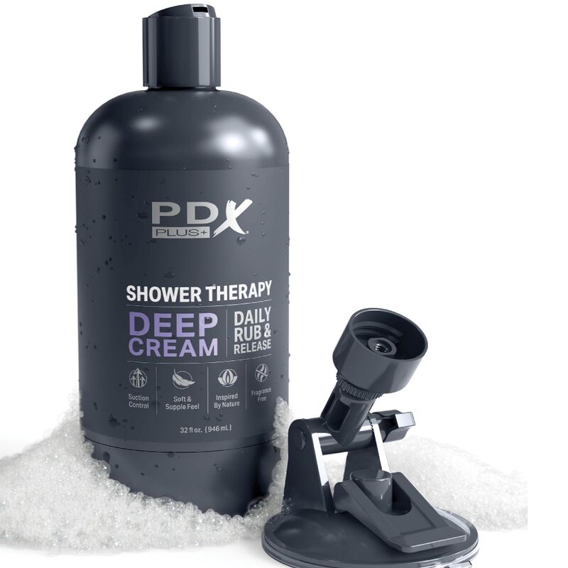 PDX PLUS - MASTURBADOR STROKER DISEÑO DISCRETO DE BOTE CHAMPU DEEP CREAM PDX PLUS+