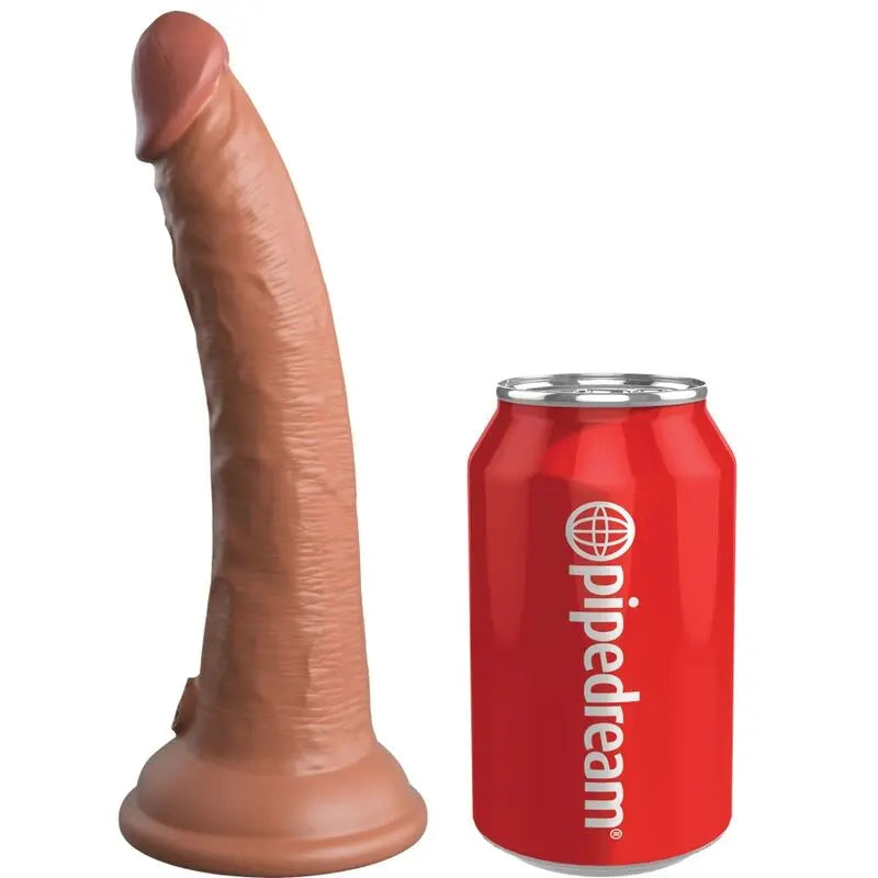 KING COCK - ELITE DILDO REALISTICO SILICONA 17.8 CM CARAMELO KING COCK