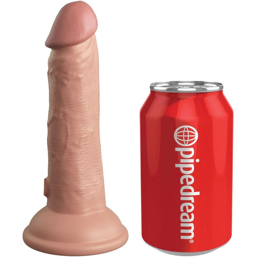 KING COCK - ELITE DILDO REALISTICO VIBRADOR & SILICONA 15.2 CM KING COCK